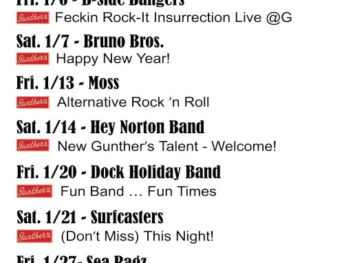 Happy New Year! January 2023 Band Schedule
