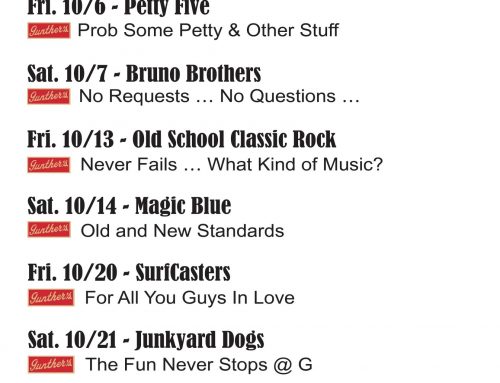 October 2023 Bands & Events @Gunther’s